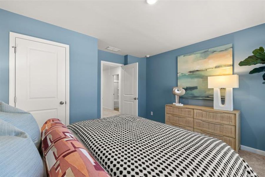 Furnished interior view inside a new home in Towns at Ivy Creek, Buford (Image 18).