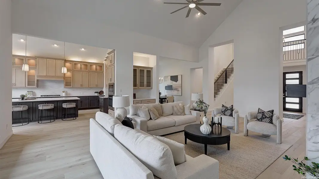Furnished interior view inside a new home in Esperanza, Boerne (Image 14).
