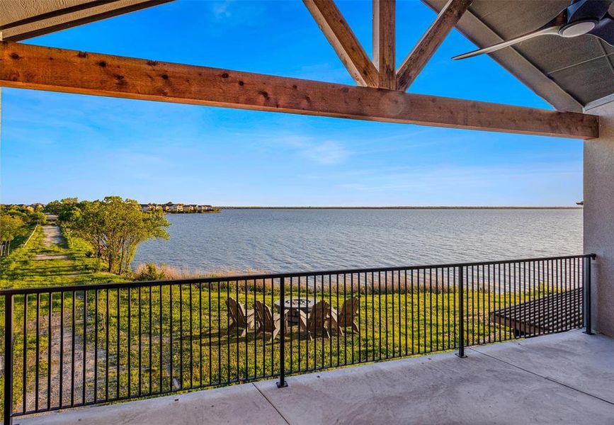 Exterior details and patio area of a home in , Heath (Image 23).