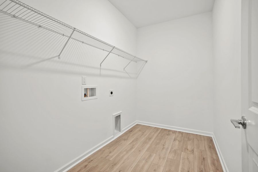 Spacious, unfurnished interior of a new home in Michaux Gardens, Belmont (Image 93).