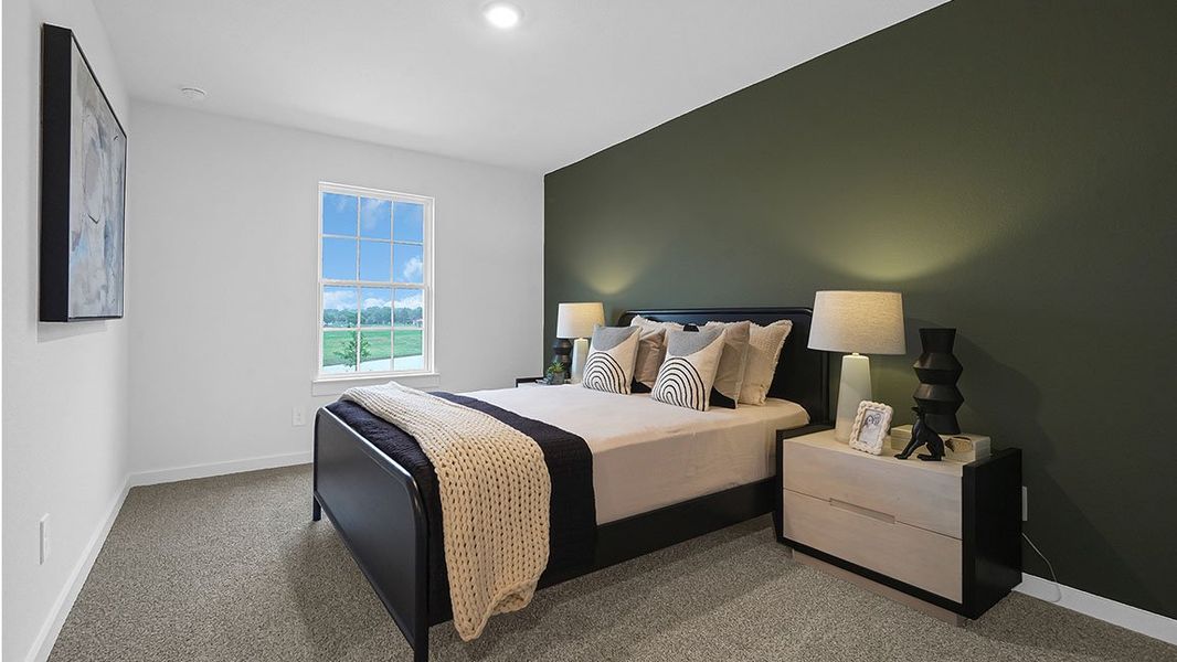 Furnished interior view inside a new home in Evergreen, Rosenberg (Image 15).