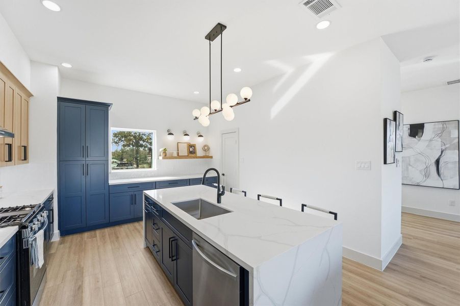 Furnished interior view inside a new home in , Houston (Image 17).