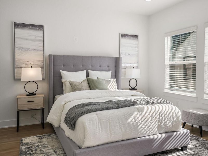 Furnished interior view inside a new home in , Houston (Image 29).