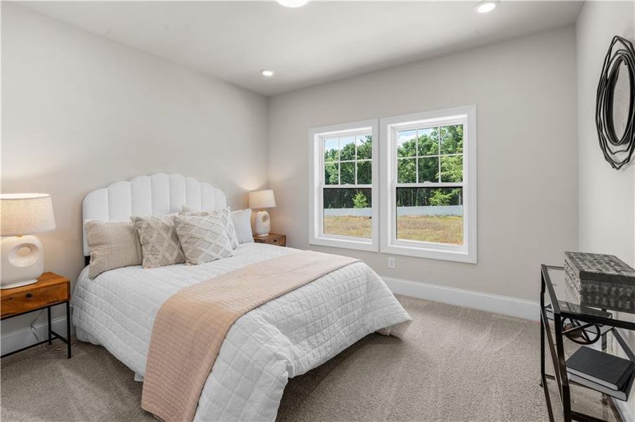 Furnished interior view inside a new home in Aberdeen, Hoschton (Image 17).