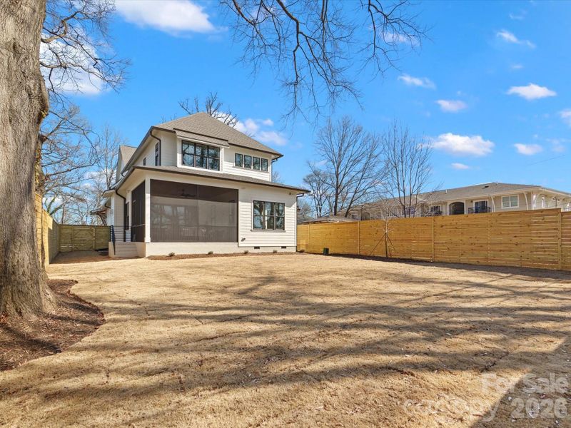 Exterior details and patio area of a home in , Charlotte (Image 29).
