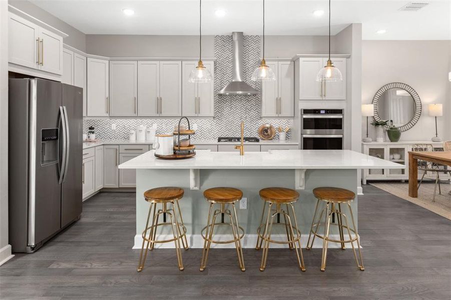 Furnished interior view inside a new home in Celebration - Island Village, Celebration (Image 10).