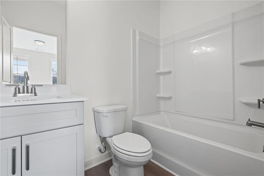 Furnished interior view inside a new home in The Village at River Green, Canton (Image 9).