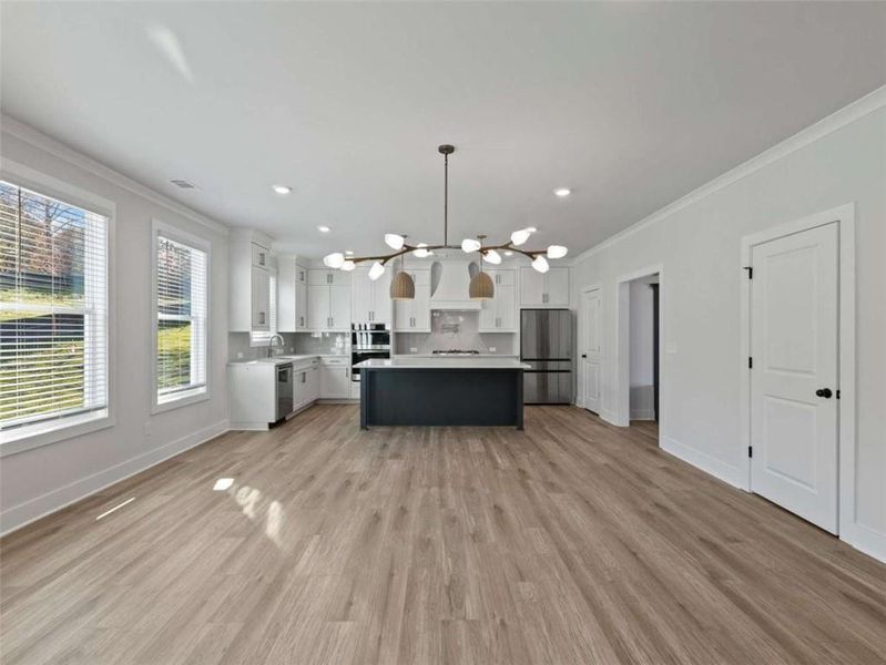 Furnished interior view inside a new home in , Buford (Image 4).