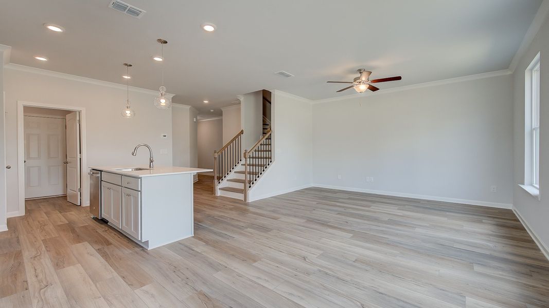 Furnished interior view inside a new home in Langley Overlook, Loganville (Image 14).