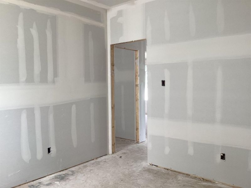 In-progress construction of a new home in Lariat, Liberty Hill, TX (Image 28).