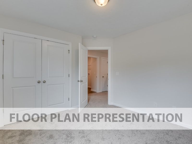 Representative unfurnished interior of a home built from the 1797 Plan by Ivey Homes in Windsor, North Augusta (Image 17).