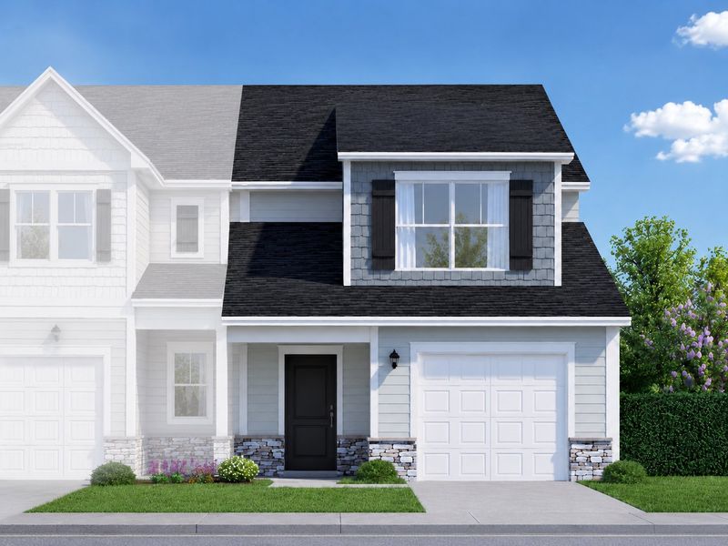 Representative exterior photo of a completed home built from the Harper by Veranda Homes in The Abbey at Trolley Run Station, Aiken, SC (Image 18).