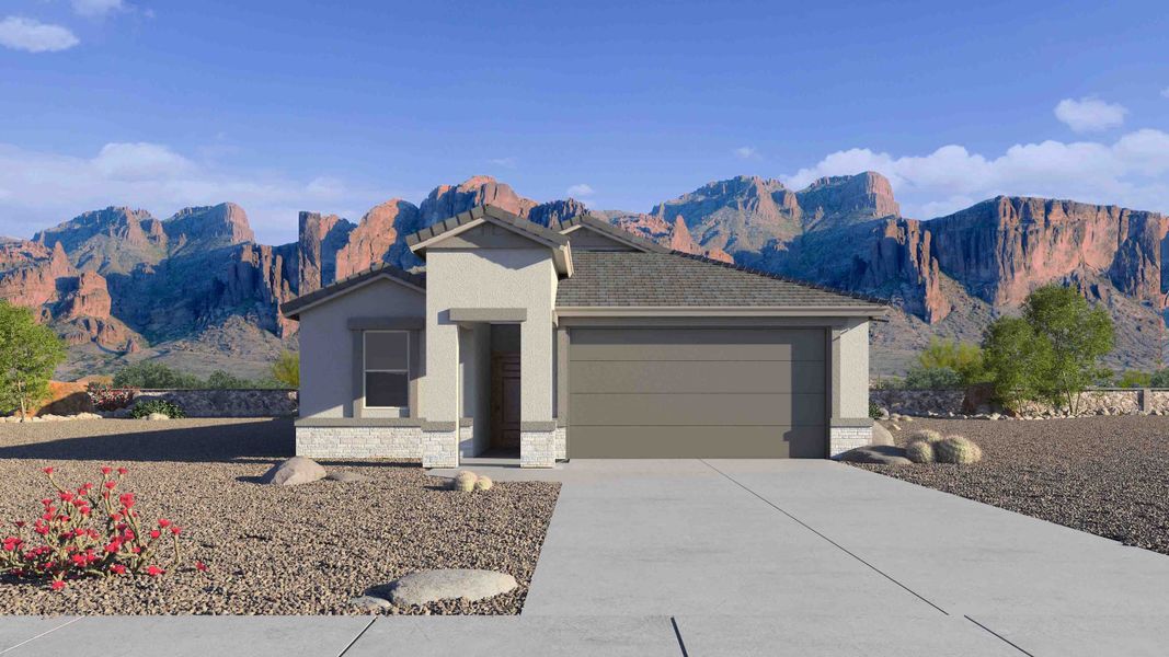 Representative exterior photo of a completed home built from the Hayden by D.R. Horton in Upper Canyon, Phoenix, AZ (Image 24). Representative exterior photo of a completed home built from the Hayden by D.R. Horton in Upper Canyon, Phoenix, AZ (Image 24).
