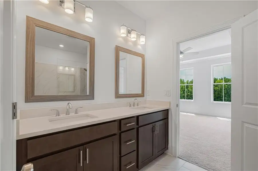 Furnished interior view inside a new home in Waterhaven, Cumming (Image 11).