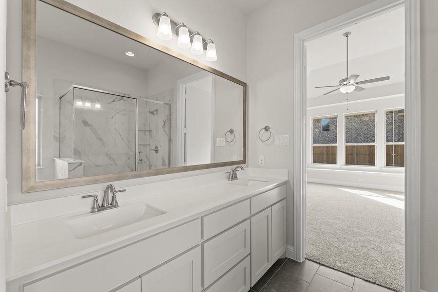 Representative furnished interior of a home built from the Kerrville by Windsor Homes in Anna Town Square, Anna (Image 14).