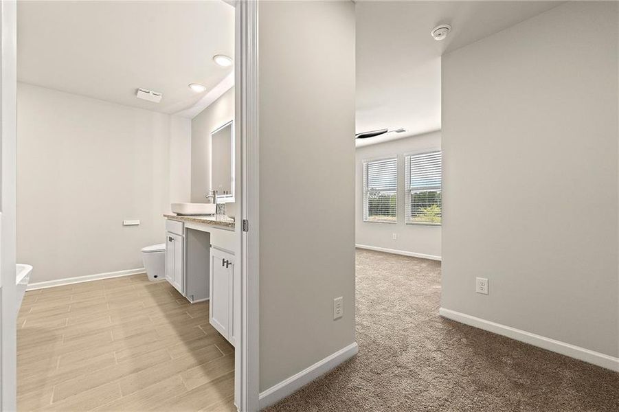 Spacious, unfurnished interior of a new home in The Grove At Mundy Mill, Gainesville (Image 21). Spacious, unfurnished interior of a new home in The Grove At Mundy Mill, Gainesville (Image 21).