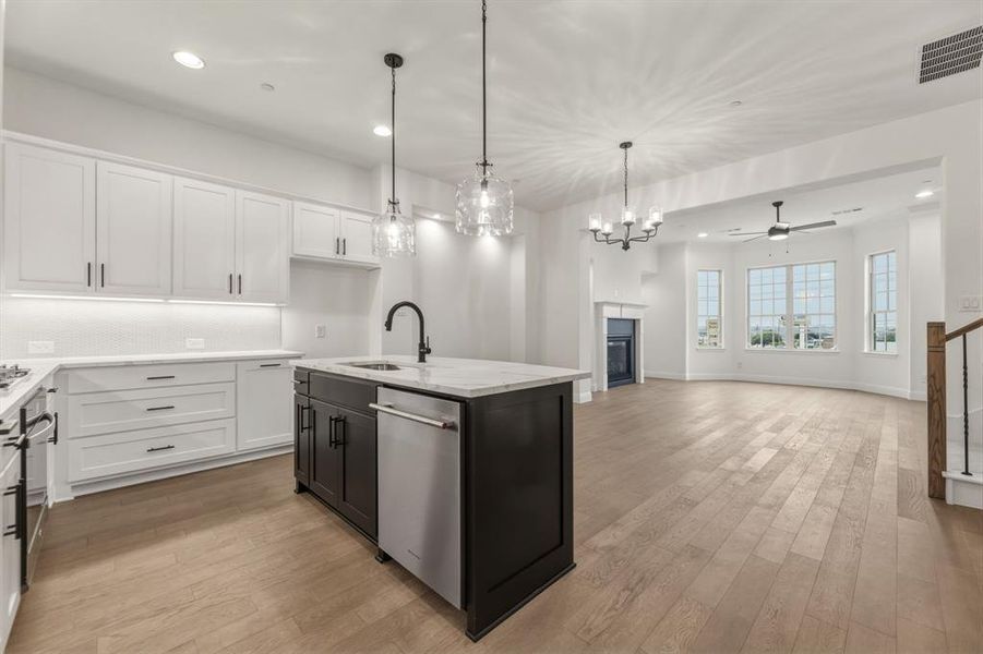 Furnished interior view inside a new home in , Lewisville (Image 14).