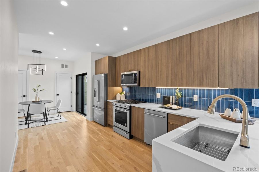 Furnished interior view inside a new home in , Denver (Image 20). Furnished interior view inside a new home in , Denver (Image 20).