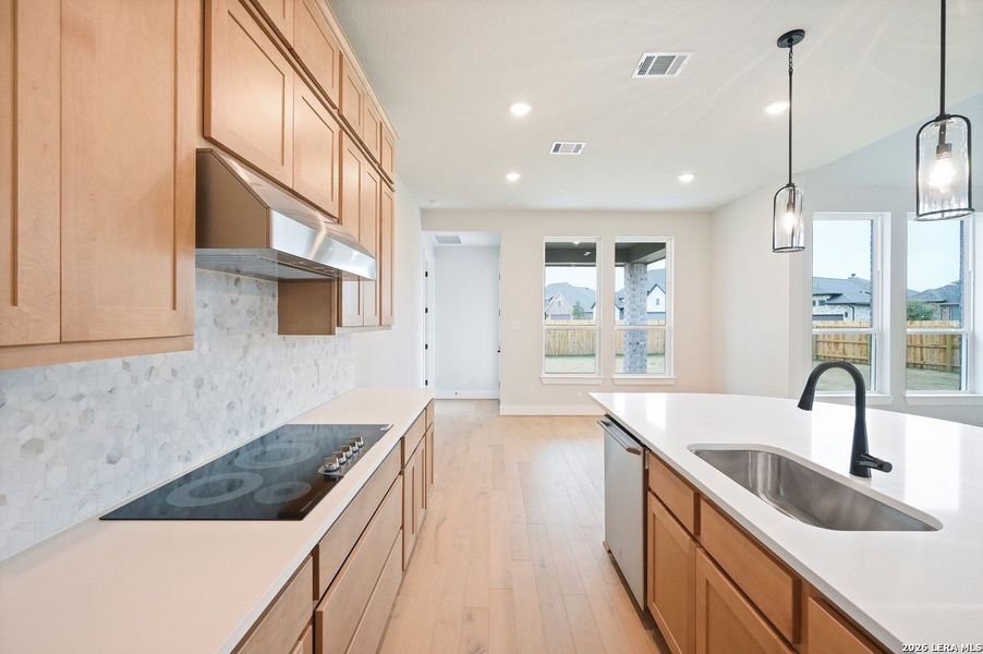 Furnished interior view inside a new home in Alsatian Oaks, Castroville (Image 5). Furnished interior view inside a new home in Alsatian Oaks, Castroville (Image 5).