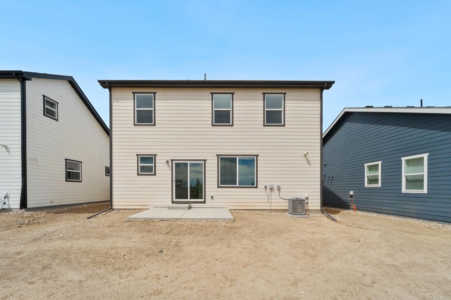 Exterior details and patio area of a home in Granary, Johnstown (Image 3).