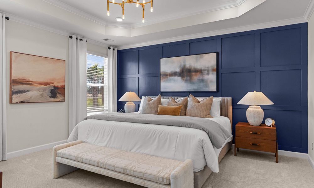 Representative furnished interior of a home built from the The Hibiscus by Chesapeake Homes in Traditions at Carolina Forest, Myrtle Beach (Image 18).