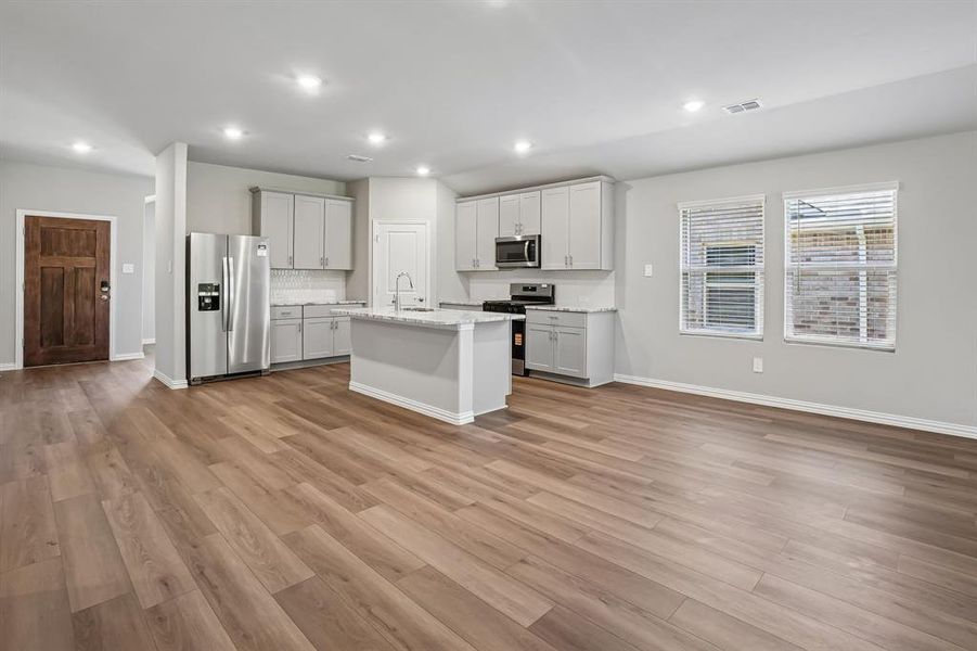 Furnished interior view inside a new home in Stella Hills, Denton (Image 5).