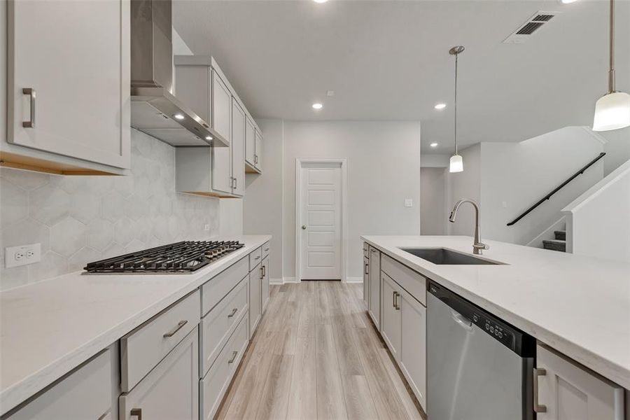 Furnished interior view inside a new home in Villages of Hurricane Creek, Anna (Image 11). Furnished interior view inside a new home in Villages of Hurricane Creek, Anna (Image 11).
