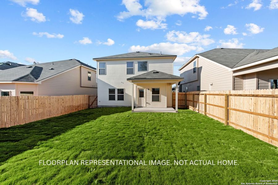 Exterior details and patio area of a home in Park Place, New Braunfels (Image 3). Exterior details and patio area of a home in Park Place, New Braunfels (Image 3).