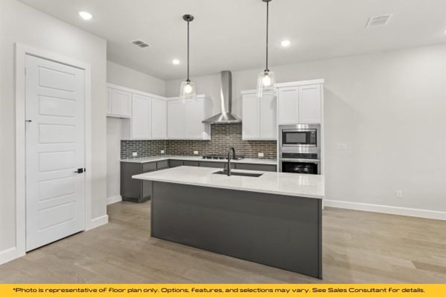 Representative furnished interior of a home built from the The Cayman by Stonefield Homes in The Highlands, Rockwall (Image 16).