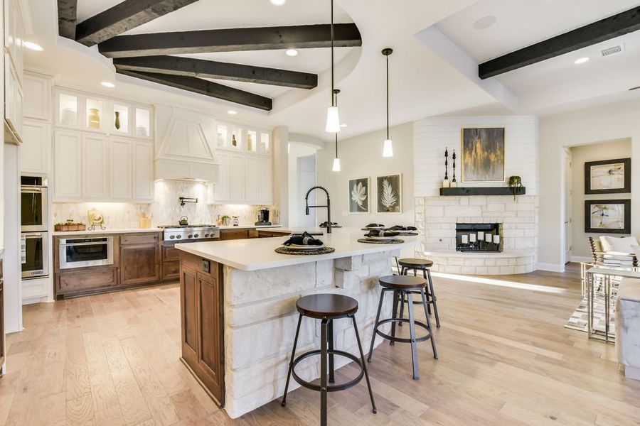 Representative furnished interior of a home built from the Siena II by Giddens Homes in Clearwater Ranch, Liberty Hill (Image 77).