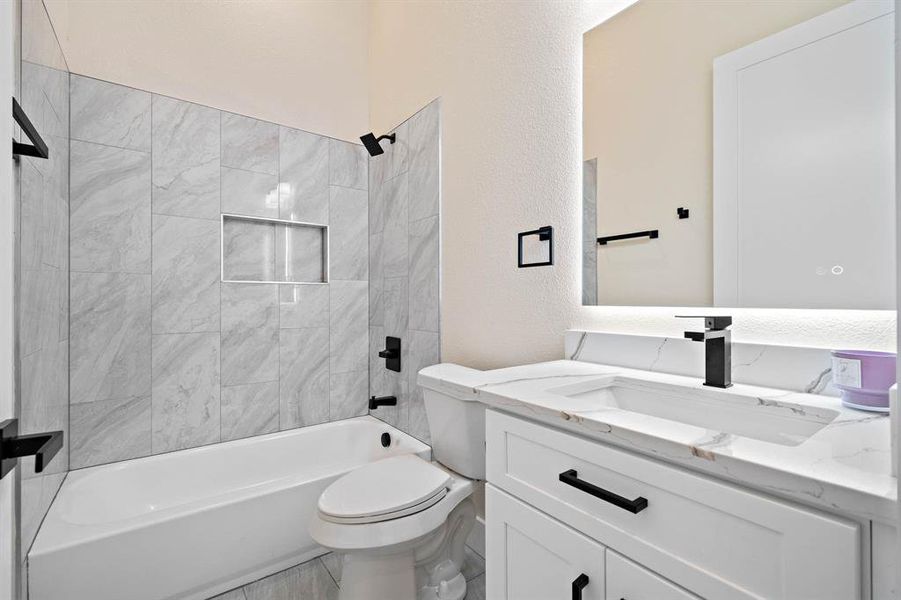 Furnished interior view inside a new home in , Whitney (Image 14).