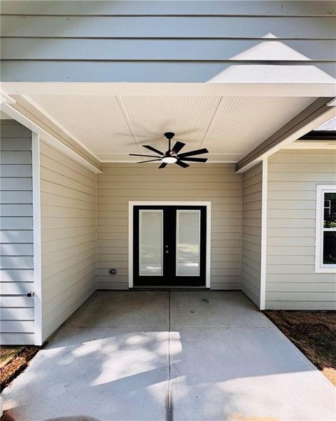 Exterior details and patio area of a home in , Lithonia (Image 20).