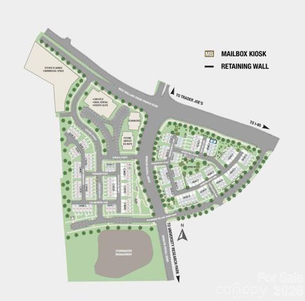 Senata at Research Park Site Map