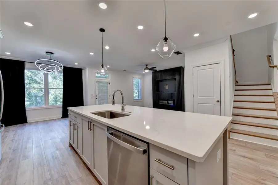 Furnished interior view inside a new home in , Duluth (Image 6).