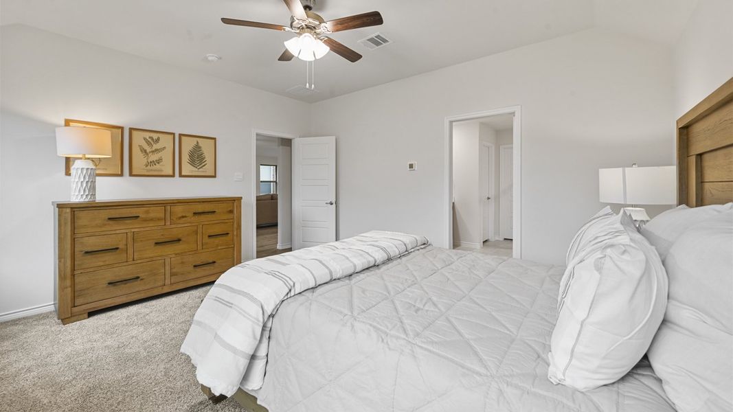Furnished interior view inside a new home in Trailstone, Caddo Mills (Image 14). Furnished interior view inside a new home in Trailstone, Caddo Mills (Image 14).