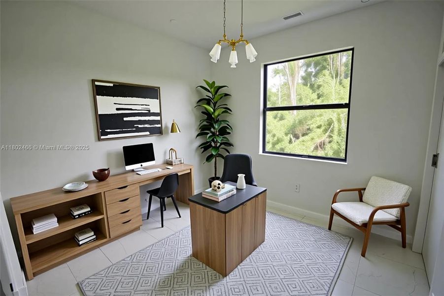 Furnished interior view inside a new home in , Labelle (Image 10).