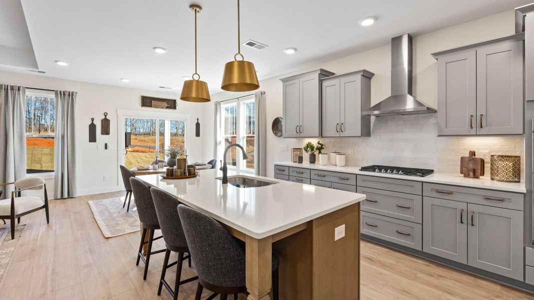Kitchen of The Middleton Design by DRB Homes