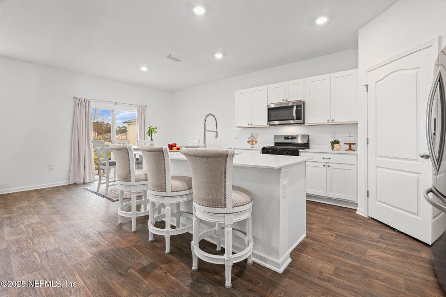 Furnished interior view inside a new home in Entrada, St. Augustine (Image 5).