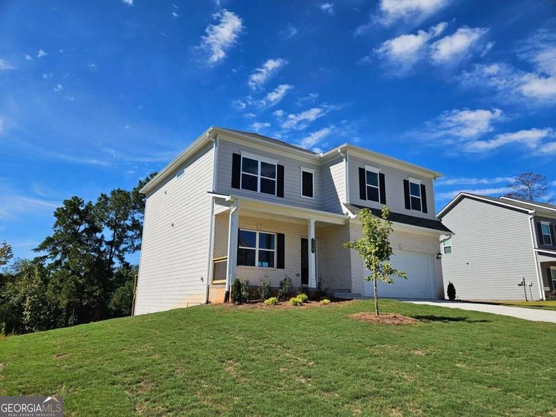 Exterior details and patio area of a home in Maddox Station, Eatonton (Image 21).