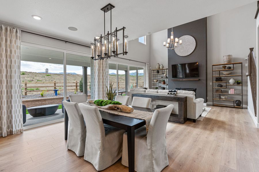 Representative furnished interior of a home built from the Fairmount by Taylor Morrison in Sugar Creek City Collection, Loveland (Image 15).
