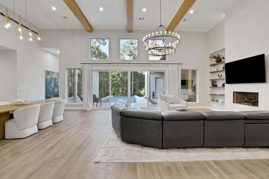 Furnished interior view inside a new home in , Tomball (Image 42).
