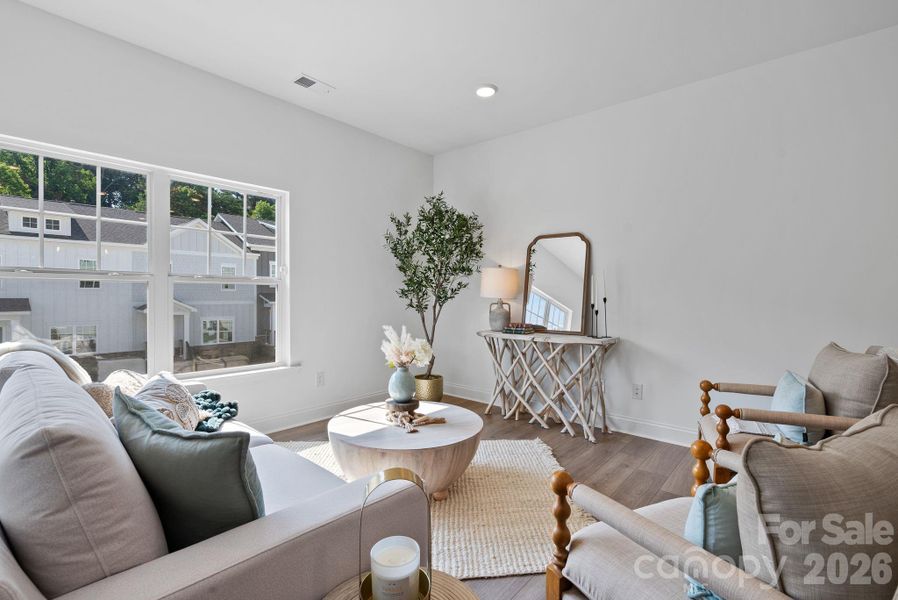 Furnished interior view inside a new home in , Asheville (Image 5).