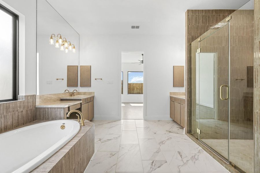 Furnished interior view inside a new home in Jubilee 45', 70', Hockley (Image 4).