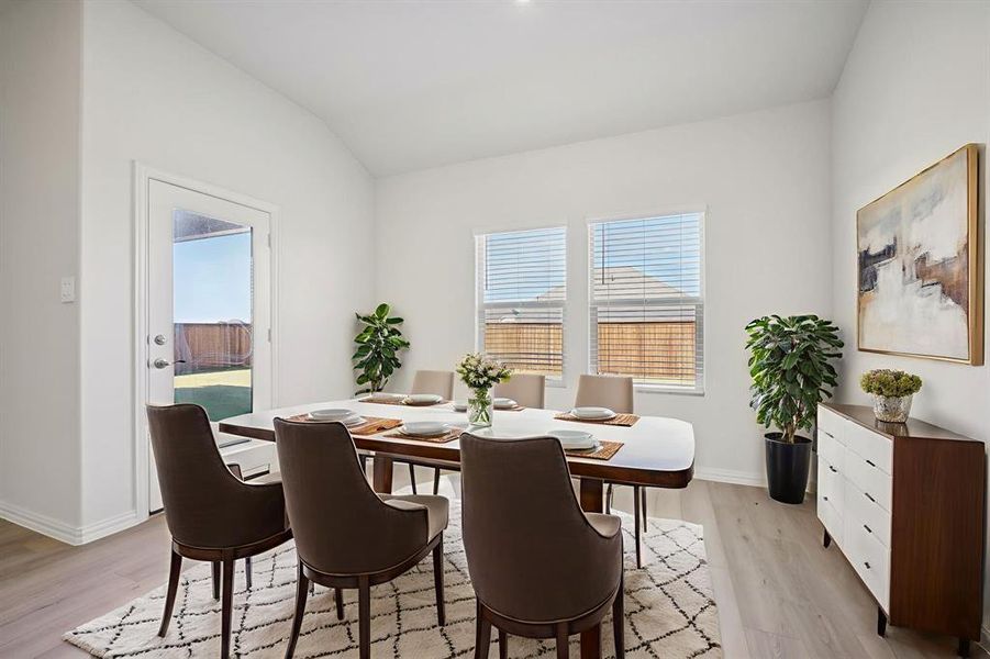 Furnished interior view inside a new home in Lakehaven - Premier Series, Farmersville (Image 16).