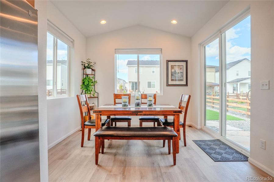 Furnished interior view inside a new home in , Monument (Image 13).