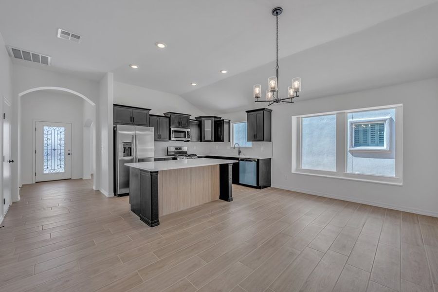 Representative furnished interior of a home built from the The Monica – 2012SSC by Saratoga Homes in Paseo Del Este, El Paso (Image 27).