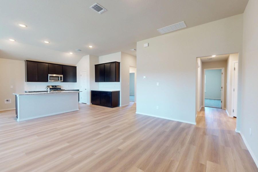 Spacious, unfurnished interior of a new home in Carillon, Manor (Image 31).