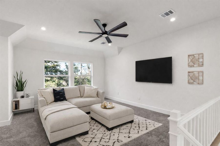 Furnished interior view inside a new home in , Sherman (Image 8).