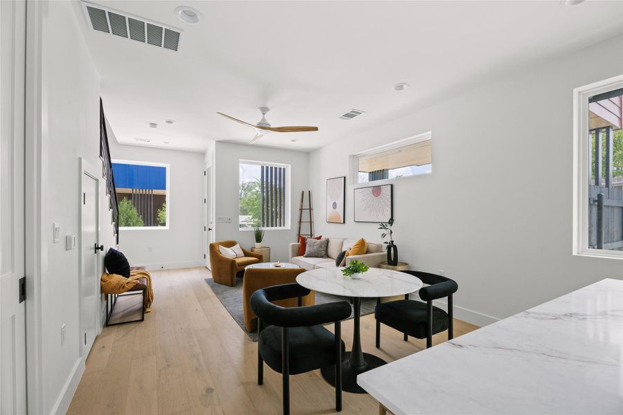 Furnished interior view inside a new home in , Austin (Image 15).