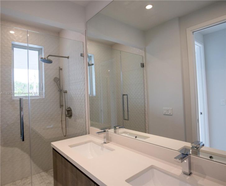 Furnished interior view inside a new home in , Miami (Image 4).